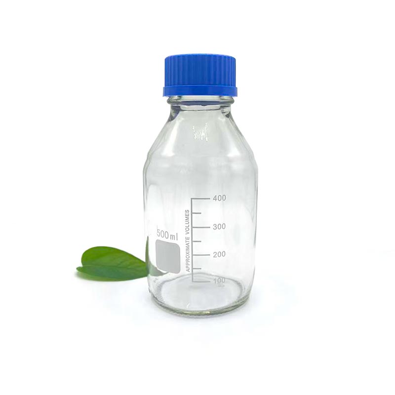 Botol Reagen Kaca Transparan 500ml